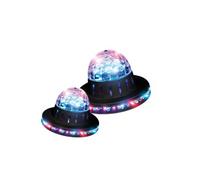 Pack Jeux de Lumières Effet LytOr OVNI RounDiams à LED RVB Effet Friztal Rotatif multi-faisceaux