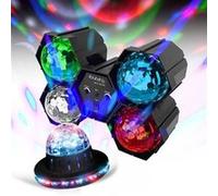 Pack Jeux de lumières Enfants Soirée DJ animation Séquenceur à LEDs RVB effets ASTRO Ibiza Light JDL4-ASTRO + RounDiams