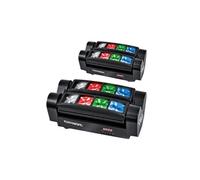 Pack Jeux de lumières Mini Double SPIDER BARLED RGBW 8x3W DMX MICROSPID QUAD