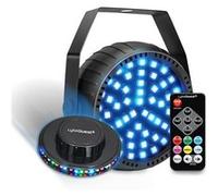 Pack Jeux de lumières Stroboscopique LyteQuest STROBE-RVB 54 LEDS, au rythme de la musique, Mode Auto, 7 Couleurs, Lumière OVNI
