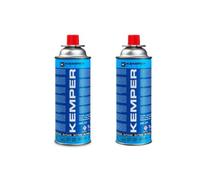 Pack KEMPER 2x Cartouches de Gaz Butane 227gr Camping