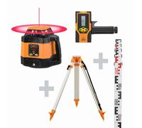 Pack laser rotatif FL 220HV FR 45 GEO FENNEL classe 2 + trépied FS 20 + mire TN 14 - 220000-S01