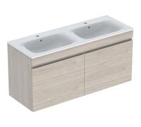 Pack lav slim 130 cm + mbl Geberit Renova Plan 1T 1T à l'angl. Noyer carya EBERIT 501.918.00.1