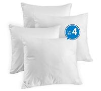 Pack Les 4 Nuages - Lot de 4 Oreillers 60x60 cm | Confort Hôtellerie | Hypoallergénique & Certifié OEKO-TEX® | Fabriqué en Belgique