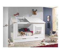 Vipack Lio Lit Cabane 90x200cm + Lit Gigogne