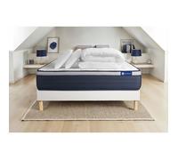 Actisom - Pack prêt à dormir Matelas mémoire ACTIMEMO MAX 140x190, sommier kit, 2 oreillers, couette