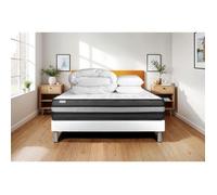 Pack prêt a dormir VITALPOWER ZEN 140 x 200 cm sommier Kit blanc