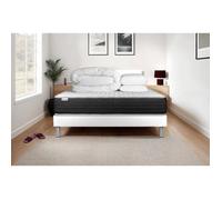 Vitalit Pack prêt à dormir VITALMEMO ONE 160x200 sommier kit blanc 2 oreillers + couette