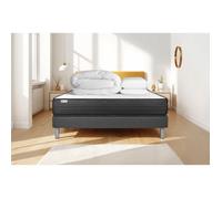 Pack prêt a dormir VITALPOWER 160 x 200 cm sommier Kit gris