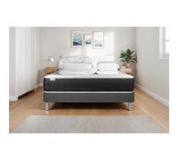 Pack prêt a dormir VITALSPRING 180 x 200 cm sommier Kit gris