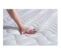 Pack lit complet 200x200 cm - Matelas + Sommier Blanc (en kit) + 2 oreillers + Couette - Actilatex L