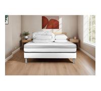 Pack prêt a dormir VITAL RELAX 200 x 200 cm sommier Kit blanc