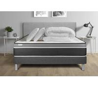 Pack prêt a dormir VITAL CARE 160 x 200 cm sommier Kit gris