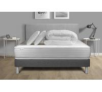 Vitalit Pack prêt à dormir VITALMEMO 160 x 200 cm sommier kit gris