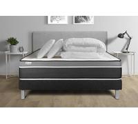 Pack prêt a dormir VITAL CARE 180 x 200 cm sommier Kit noir