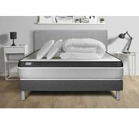 Vitalit Pack prêt à dormir Vital Ergo – 180 x 200 cm – sommier kit gris