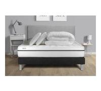 Pack prêt a dormir VITAL SPA 180 x 200 cm sommier Kit noir