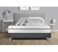 Vitalit Pack prêt à dormir Vital SPA – Matelas 180x200 cm, sommier kit gris, 2 oreillers et couette