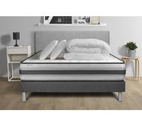 Pack prêt a dormir VITALPOWER RECOVER 180 x 200 cm sommier Kit gris