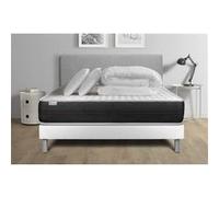 Pack prêt a dormir VITALSPRING 180 x 200 cm sommier Kit blanc