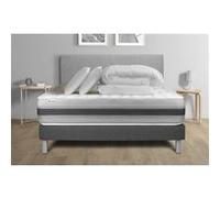 Pack prêt a dormir VITALSPRING RECOVER 180 x 200 cm sommier Kit gris