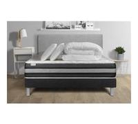 Pack prêt a dormir VITALSPRING ZEN 180 x 200 cm sommier Kit noir