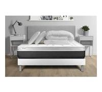 Pack prêt a dormir VITAL SOFT 200 x 200 cm sommier Kit blanc