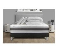 Pack prêt a dormir VITALMEMO BACK 200 x 200 cm sommier Kit noir