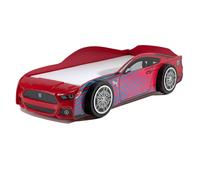 Pack - Lit Enfant & Matelas Panther Power 90x200cm Rouge