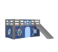 Pack - Lit Enfant Toboggan, Tente & 3 Pochettes Pino Astronaute II Gris