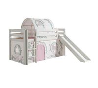 Pack - Lit Enfant Toboggan, Tente & Tunnel Pino Birdy Blanc