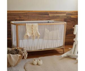 Pack lit Kimi Mousse Desert + 1 protège matelas + 1 drap housse White