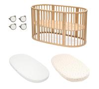 Pack lit Sleepi V3 2026 avec roulettes + matelas + drap housse