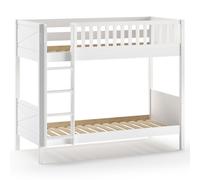 Pack - Lit Superposé Enfant & 2 Tiroirs "Scott" Blanc