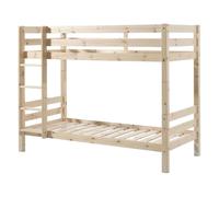 Pack - Lit Superposé Enfant & Tiroir Pino 161cm Naturel