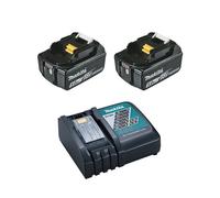 Makita Pack 2 batteries BL1850B + chargeur DC18RC – 197570-9