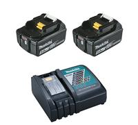 Pack MAKITA 2 batteries BL1850B + chargeur DC18RC - 197570-9