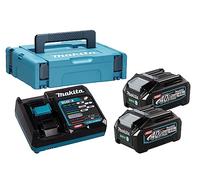 MAKITA Pack 2 batteries 40V Max XGT 4Ah + chargeur - 191J971
