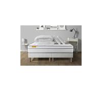 Pack matelas 180x200 + double sommiers 90x200 Memo Luxe Ressorts ensachés + mémoire de forme 5 zones de confort MAXI épaisseur +