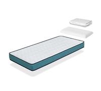 Pack Matelas 80X200 LIT ENFANTS h14 CM CONFORT PRO + 1 oreiller junior 80x35 cm + 1 Protège matelas 80x200 cm