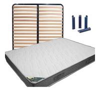 Pack Matelas + AltoLattes 140x200 + Pieds - JAVA - ALTOBUY G