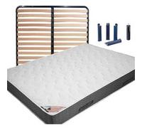 Pack Matelas + AltoLattes 160x200 + Pieds - BERMUDES - ALTOBUY G