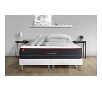 Pack matelas BOOST 160x200 + double sommiers blanc 80x200 + Couette + 2 oreillers