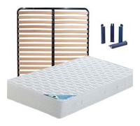Pack Matelas + Lattes 120x190 + Pieds - MALDIVES -