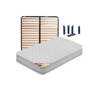 Pack Matelas + Lattes 160x200 + Pieds - TAHITI - ALTOBUY G