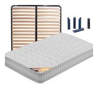 Pack Matelas + Lattes 160x200 + Pieds - TAHITI - ALTOBUY G