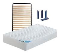 Pack Matelas + Lattes 80x200 + Pieds - MALDIVES - ALTOBUY G
