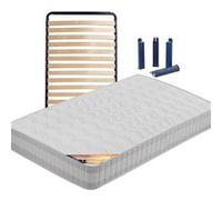Pack Matelas + Lattes 90x190 + Pieds - TAHITI - ALTOBUY G