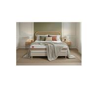 Pack Matelas Le Délicat - Ressorts ensachés et mémoire de forme - Ep : 26cm - Sommier kit Beige avec couette et 2 oreillers