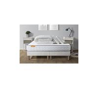 Pack matelas Memo + double sommiers 160x200 + 2 oreillers mémoire de forme